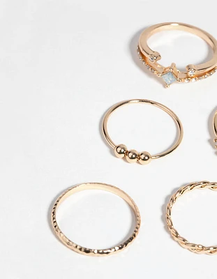 Gold Pretty Ring Pack