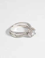 Silver Cubic Zirconia Ring