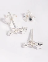 Sterling SIlver Star Stud Earrings