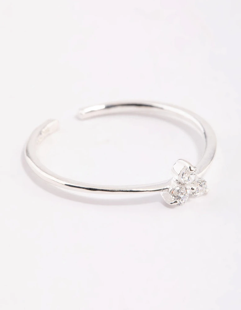 Sterling Silver Cubic Zirconia Ring