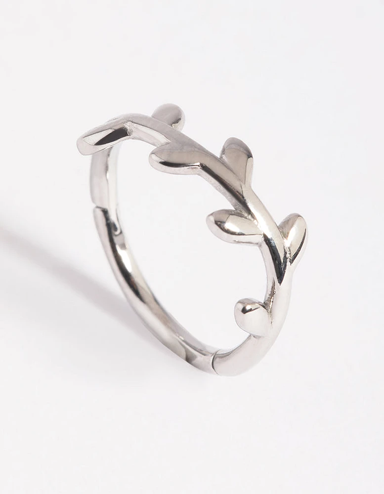 Surgical Steel Vine Clicker Ring