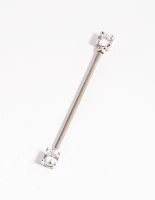 Titanium Cubic Zirconia Statement Industrial Bar