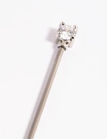 Titanium Cubic Zirconia Statement Industrial Bar