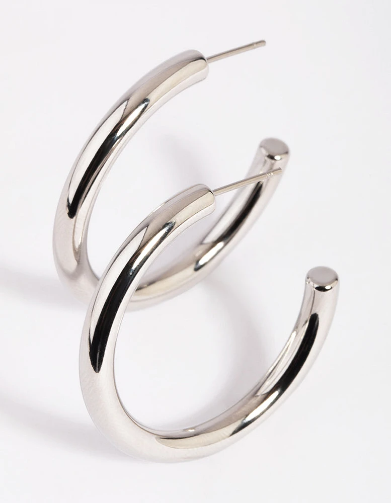 Surgical Steel Hoop Earrings