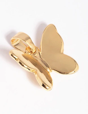 Gold Plated Butterfly Charm