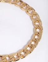 Gold Plated Curb Chain Anklet