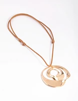 Brown Pendant Necklace