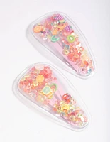 Kids Fruity Snap Clips