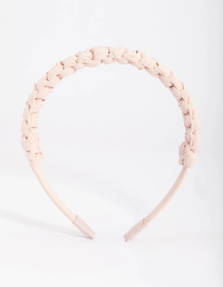 Blush Woven Headband