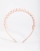 Blush Woven Headband