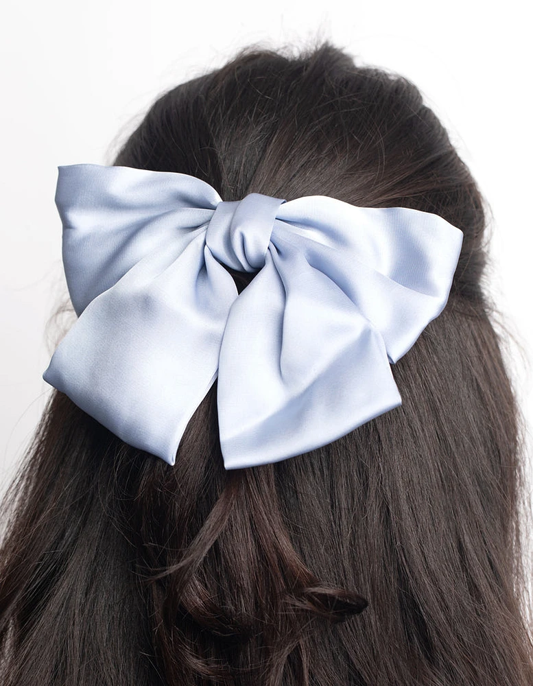 Blue Bow Clip