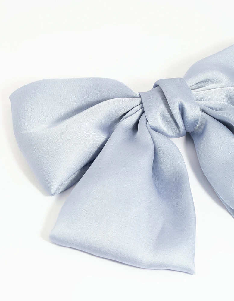 Blue Bow Clip