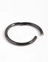Matte Black Titanium Clicker Ring