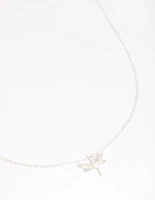 Sterling SIlver Dragonfly Necklace