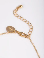 Gold Plated Freshwater Pearl Anklet