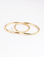 Gold Plated Bangle Set