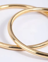 Gold Plated Bangle Set