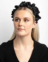 Black Ruffle Headband