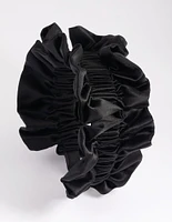 Black Ruffle Headband