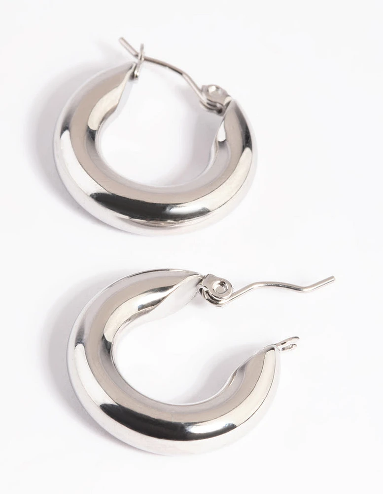 Surgical Steel Chunky Hoop Earrings