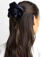 Large Navy Scrunchie