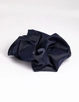 Large Navy Scrunchie