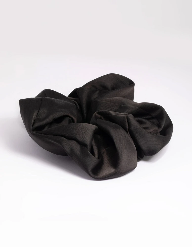 Large Black Scrunchie