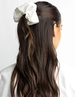 Large White Scrunchie