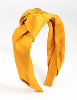 Yellow Twisted Knot Headband