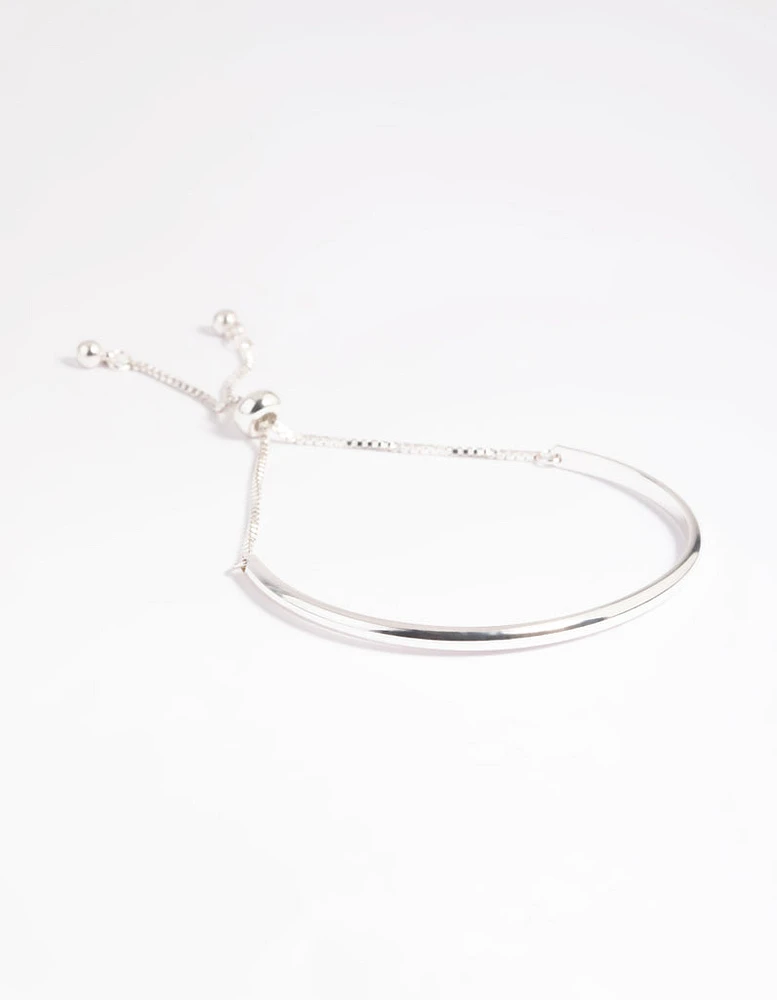 Silver Toggle Cuff Bracelet