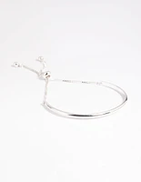 Silver Toggle Cuff Bracelet