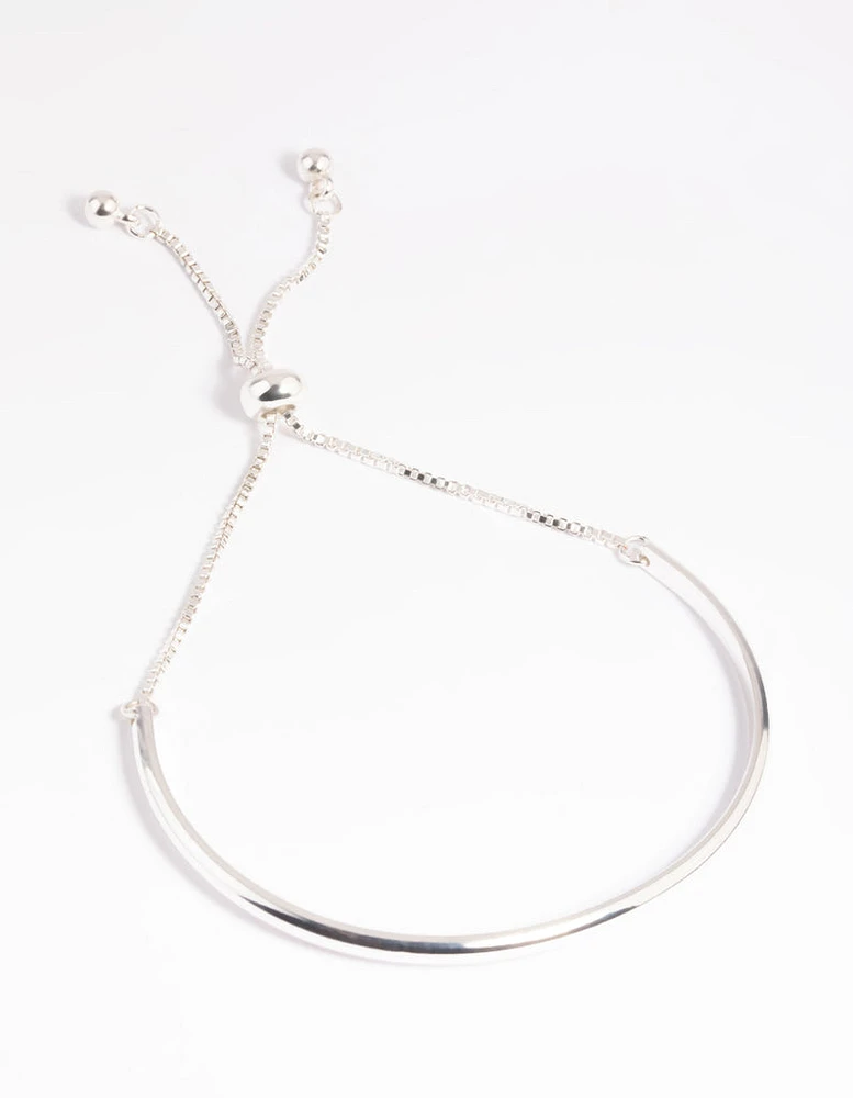 Silver Toggle Cuff Bracelet