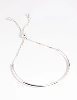 Silver Toggle Cuff Bracelet