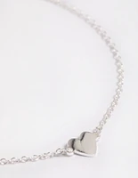 Sterling Silver Heart Bracelet