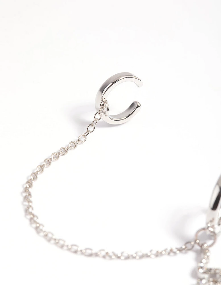 Surgical Steel Snake Huggie Hoop Earrings