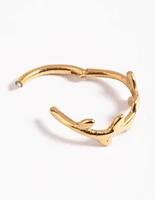 Gold Plated Surgical Steel Vine Clicker Ring