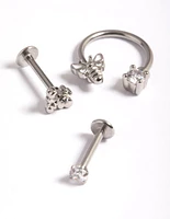 Surgical Steel Bee Stud Earring Pack