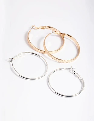 Simple Hoop Earrings Pack