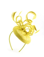 Swirl Sinamay Pillbox Fascinator