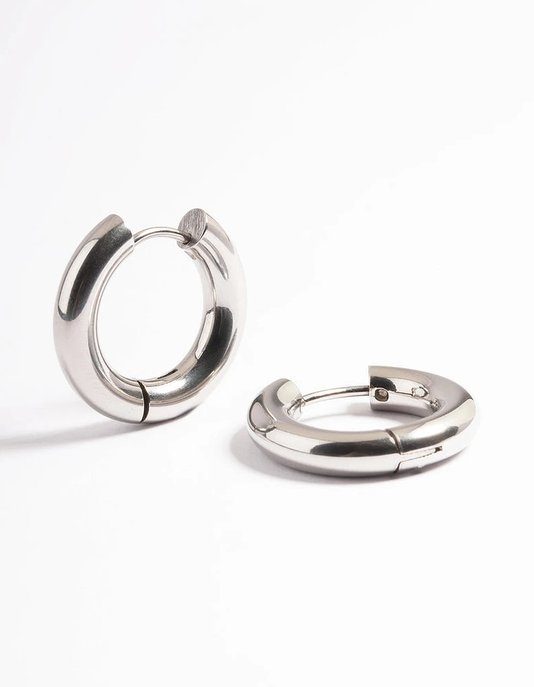 Surgical Steel Thick 20mm Hoop Earrings