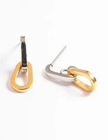 Surgical Steel Chain Link Drop Earrings