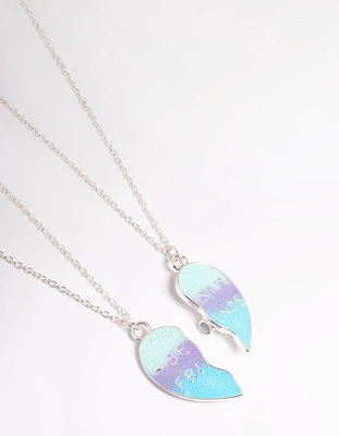 Kids Pastel Heart BFF Necklace Pack