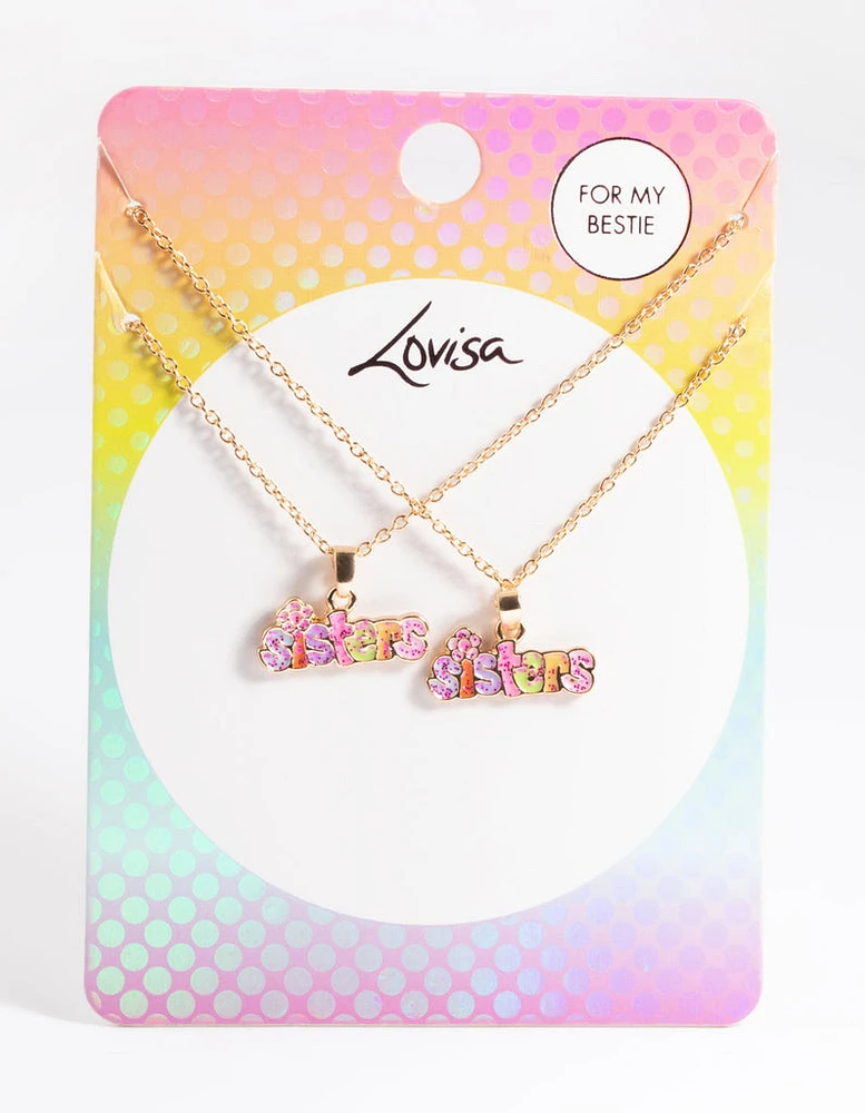 Kids Bright Sisters Necklace Pack