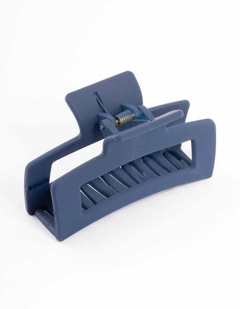 Navy Plastic Small Coated Claw