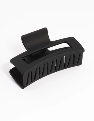 Matte Rectangle Outline Claw Clip