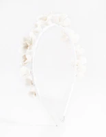 White Flower Headband