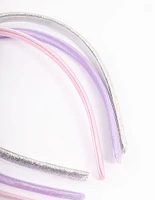 Kids Glitter & Satin Headband Pack