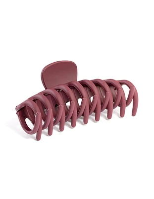 Maroon Acrylic 11cm Rounded Large Claw