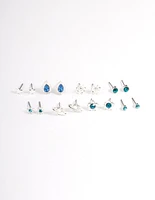 Silver Garden Celestial Earrings 8-Pack