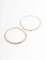 Mixed Metal Cupchain Bracelet Pack